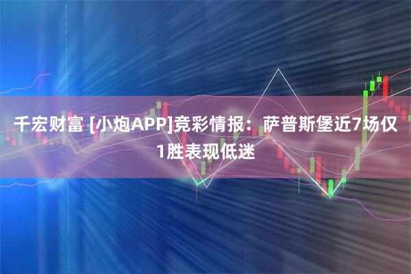 千宏财富 [小炮APP]竞彩情报：萨普斯堡近7场仅1胜表现低迷